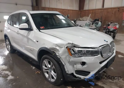 2017 BMW X3 xDrive35I z USA, uszkodzony, nr VIN 5UXWX7C35H0W39375